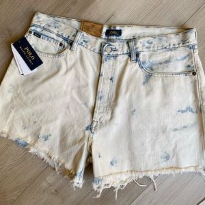 Polo Ralph Lauren The Sprighton Boyfriend Denim Jean Shorts Women's Size 31